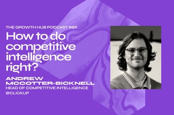competitive intelligence with Andy McCotter Bicknell