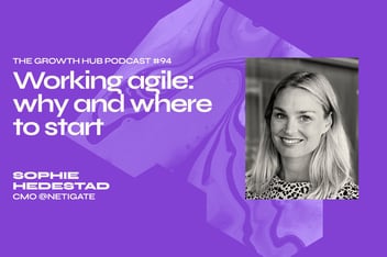 working agile with Sophie Hedestad