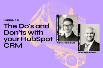 Do's and don'ts with your HubSpot CRM webinar