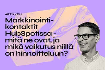 Markkinointikontaktit HubSpotissa - mitä ne ovat, ja mikä vaikutus niillä on hinnoitteluun?