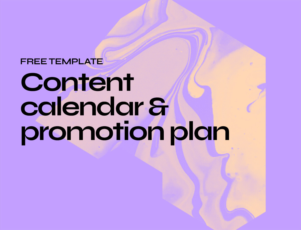 Free Template - Content Calendar x Promotion Plan