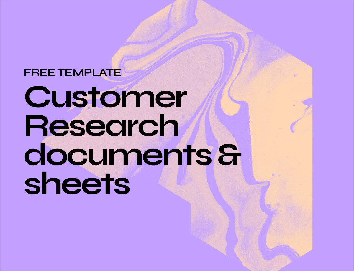 EN - Free Template - Customer research assets