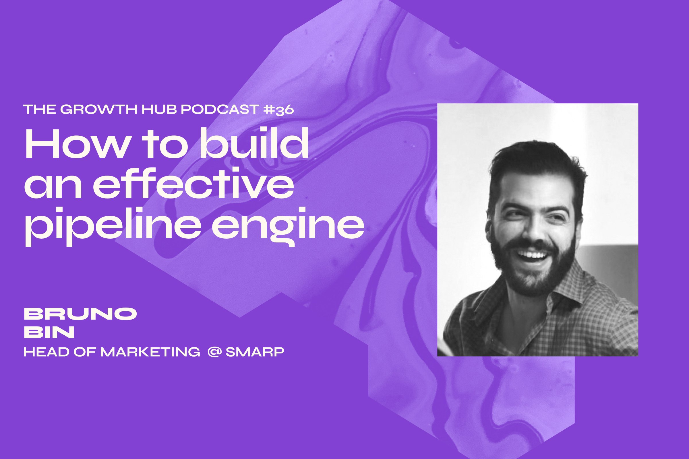 How to build an effective pipeline engine with Bruno Bin, Head of Marketing at Smarp